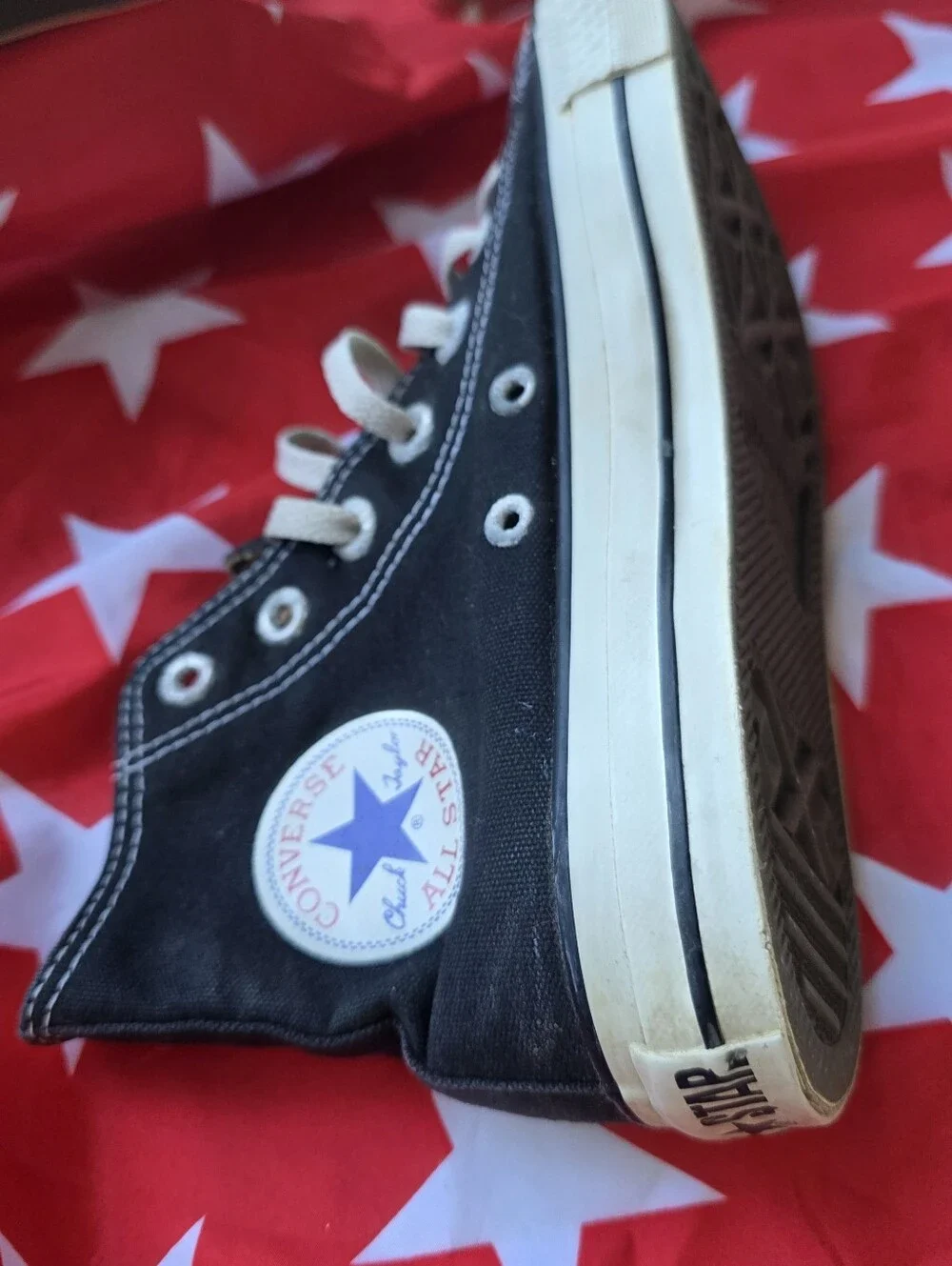 Converse Chuck Taylor All Star Hi Black Canvas Sneakers Women's 7.5 Men's 5.5